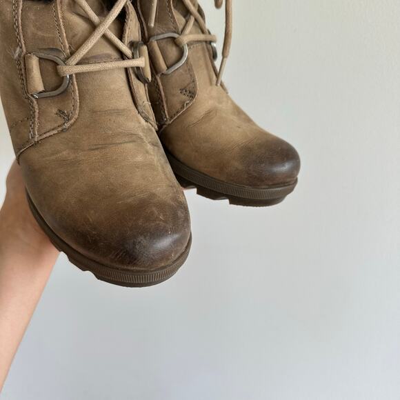 Sorel Joan of Arctic Wedge II Waterproof Lug Sole Booties 7 - Picture 3 of 7